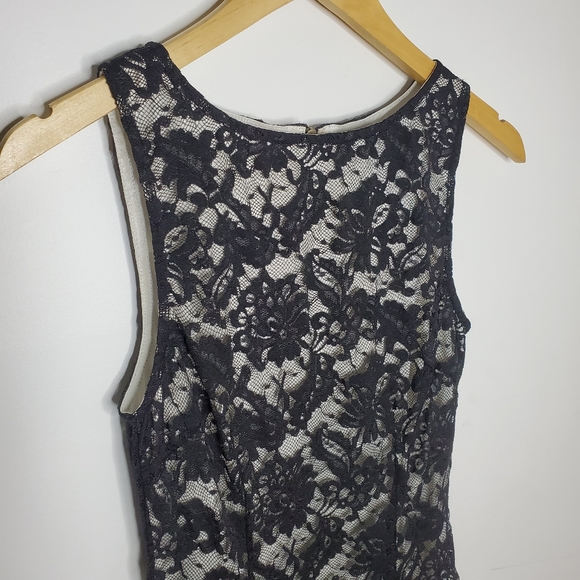 MANGO MOMENTS black lace dress - Picture 6 of 11